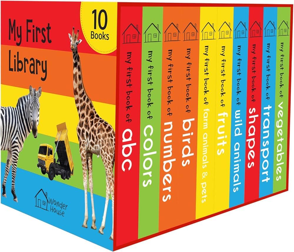My First Library: Boxset of 10 Board Books for Kids | Amazon (US)
