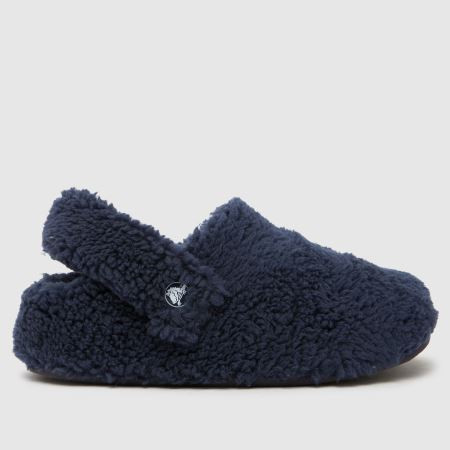 Kids Boys Youth Navy Crocs Classic Cozzzy Slippers | schuh | Schuh