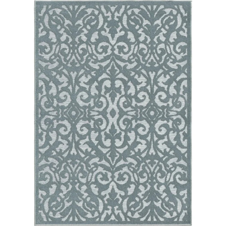 My Texas House Ladybird, Modern Farmhouse, Damask, Woven Area Rug, 7'9" x 10'10" | Walmart (US)