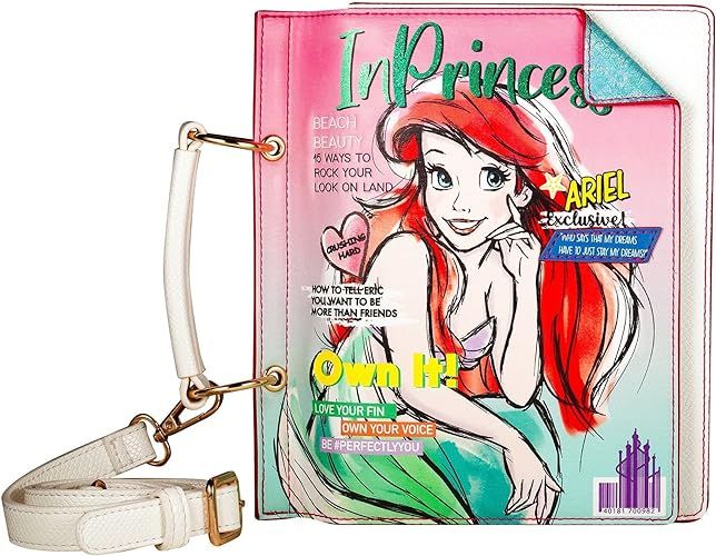 Danielle Nicole X Disney Little Mermaid Ariel Magazine Crossbody Bag - Fashion Cosplay Disneyboun... | Amazon (US)