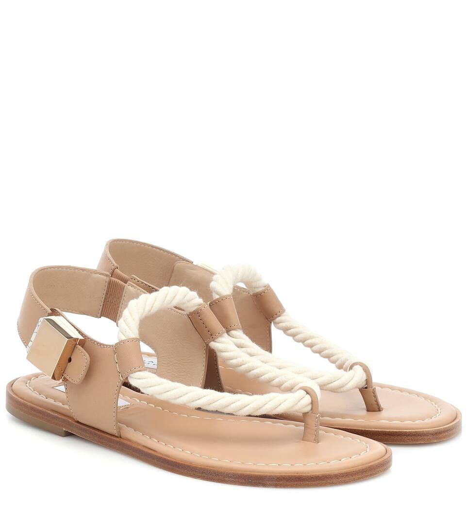 Zephyr suede and rope sandals | Mytheresa (DACH)