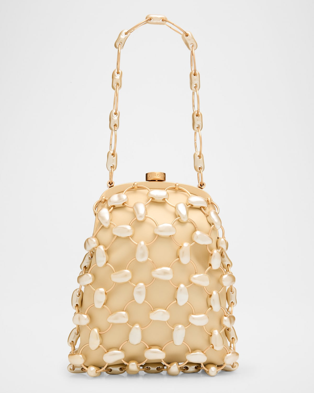 Brielle Faux Pearl Top-Handle Bag | Neiman Marcus