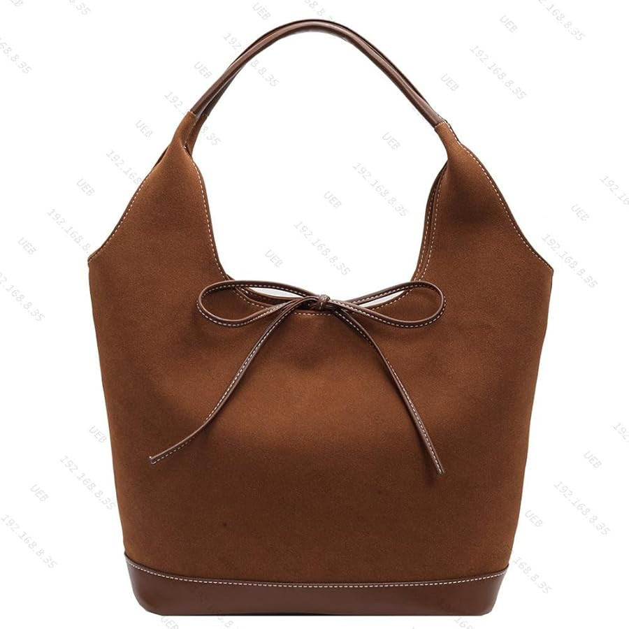 VOSTEVAS Suede Tote Bag for Women Vintage Top Handle Bag Large Capacity Suede Bag Travel College ... | Amazon (CA)