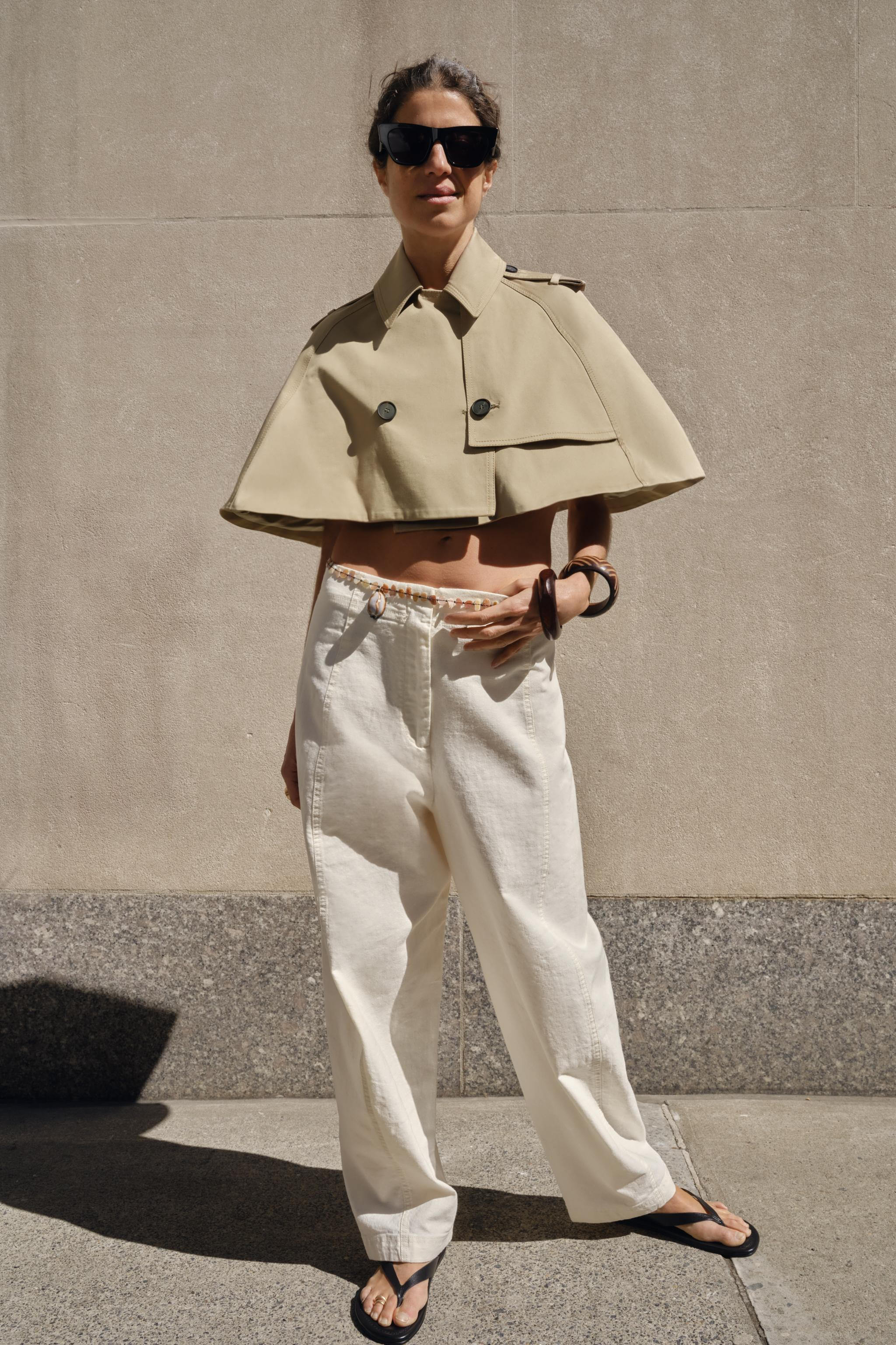 ZW COLLECTION LIMITED EDITION CROPPED TRENCH COAT | Zara UK