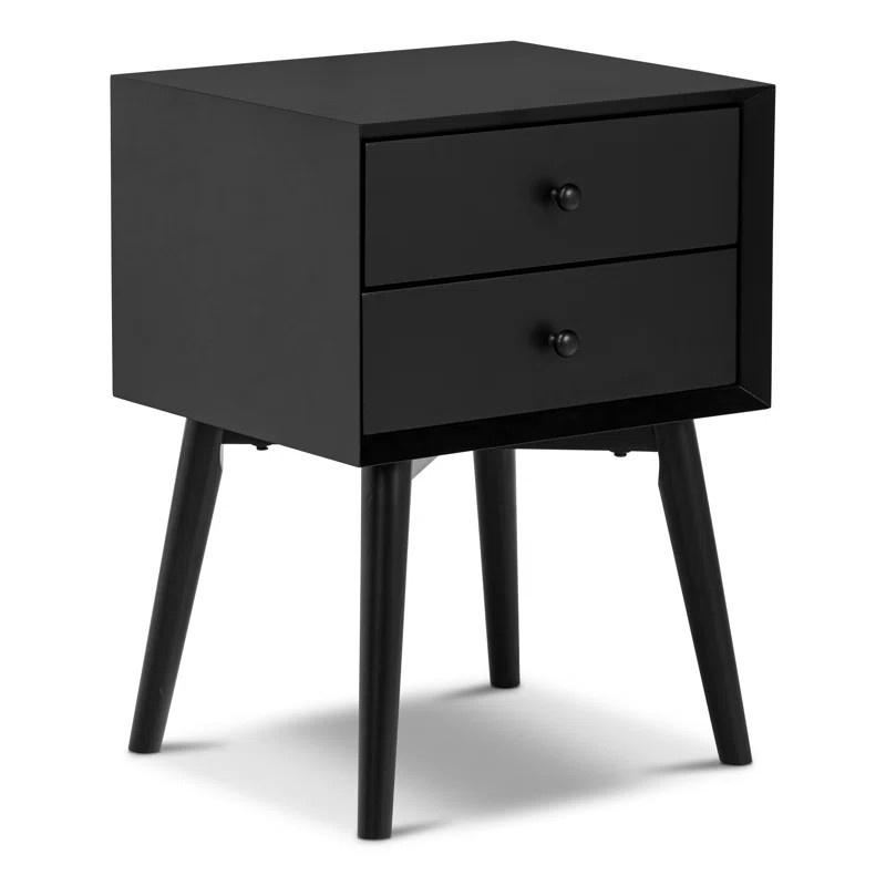 Rowlands Nightstand with Solid Wood Base | Wayfair North America