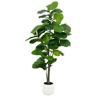 72" Faux Fiddle Leaf Fig Tree | Wayfair North America