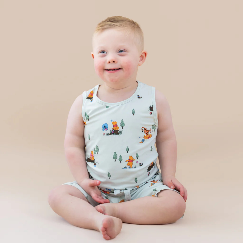 Toddler Tank Top in Winnie the Pooh Hundred Acre Wood | Kyte Baby