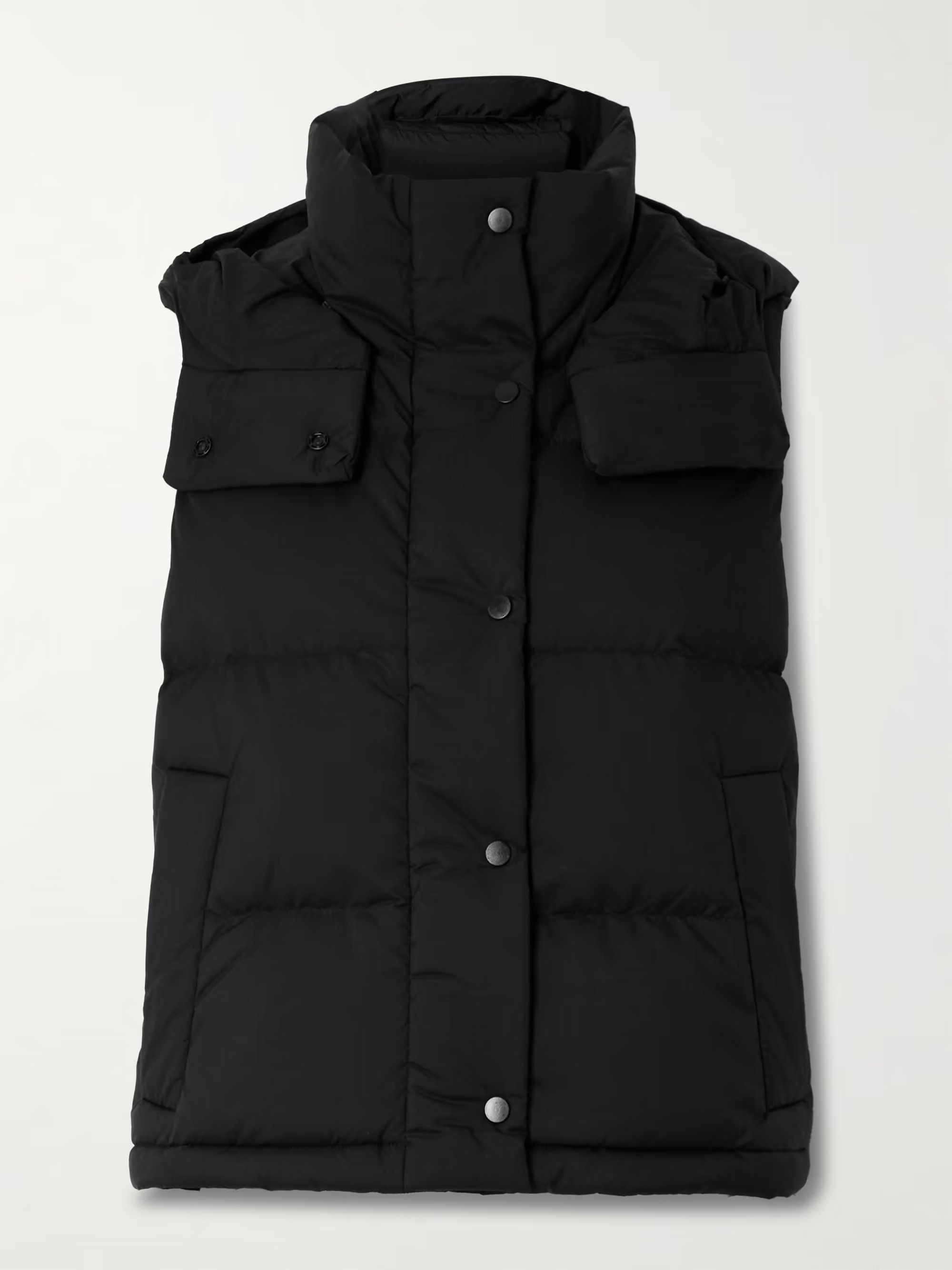 Wunder Puff quilted SoftMatte™ hooded down vest | NET-A-PORTER (US)