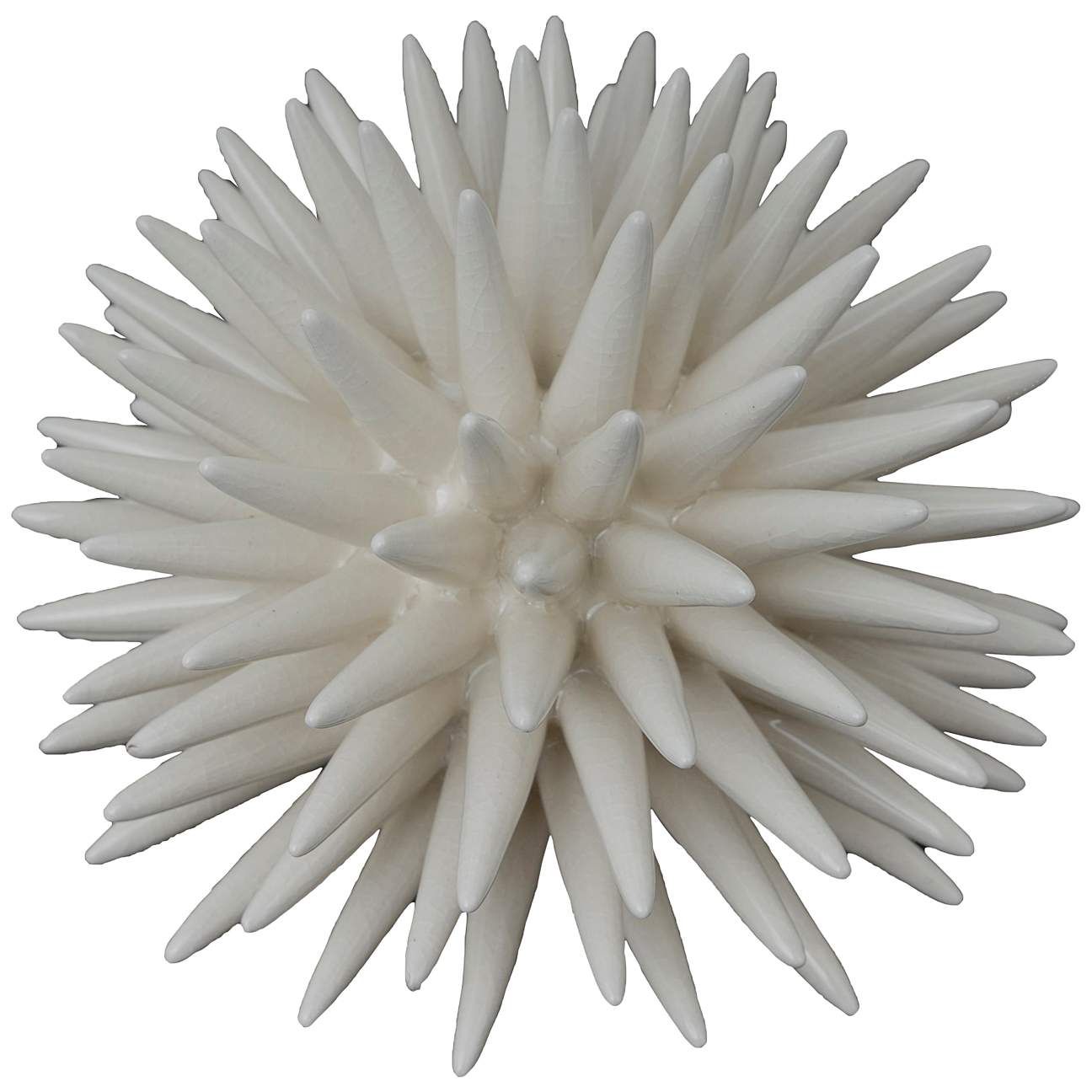 Vibrant White 6" Wide Coral Sculpture | Lamps Plus