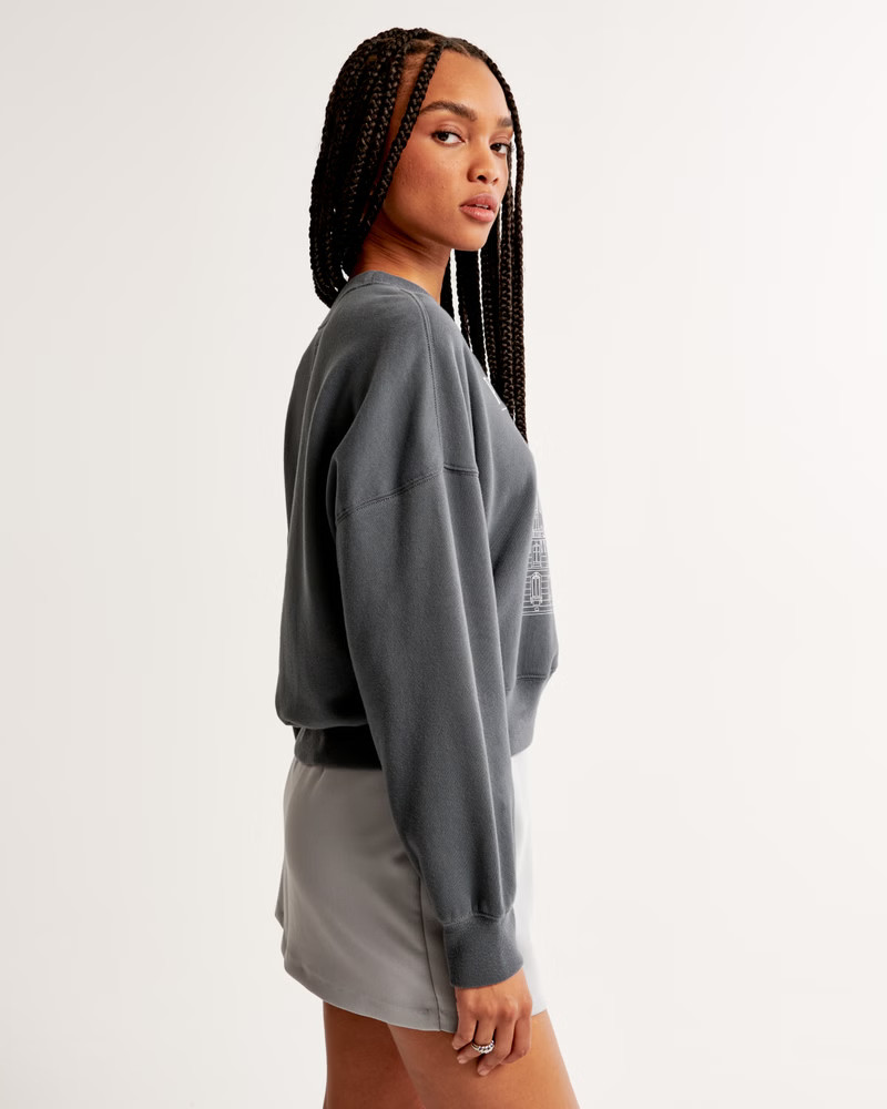 Menswear Wrap Mini Skort | Abercrombie & Fitch (US)