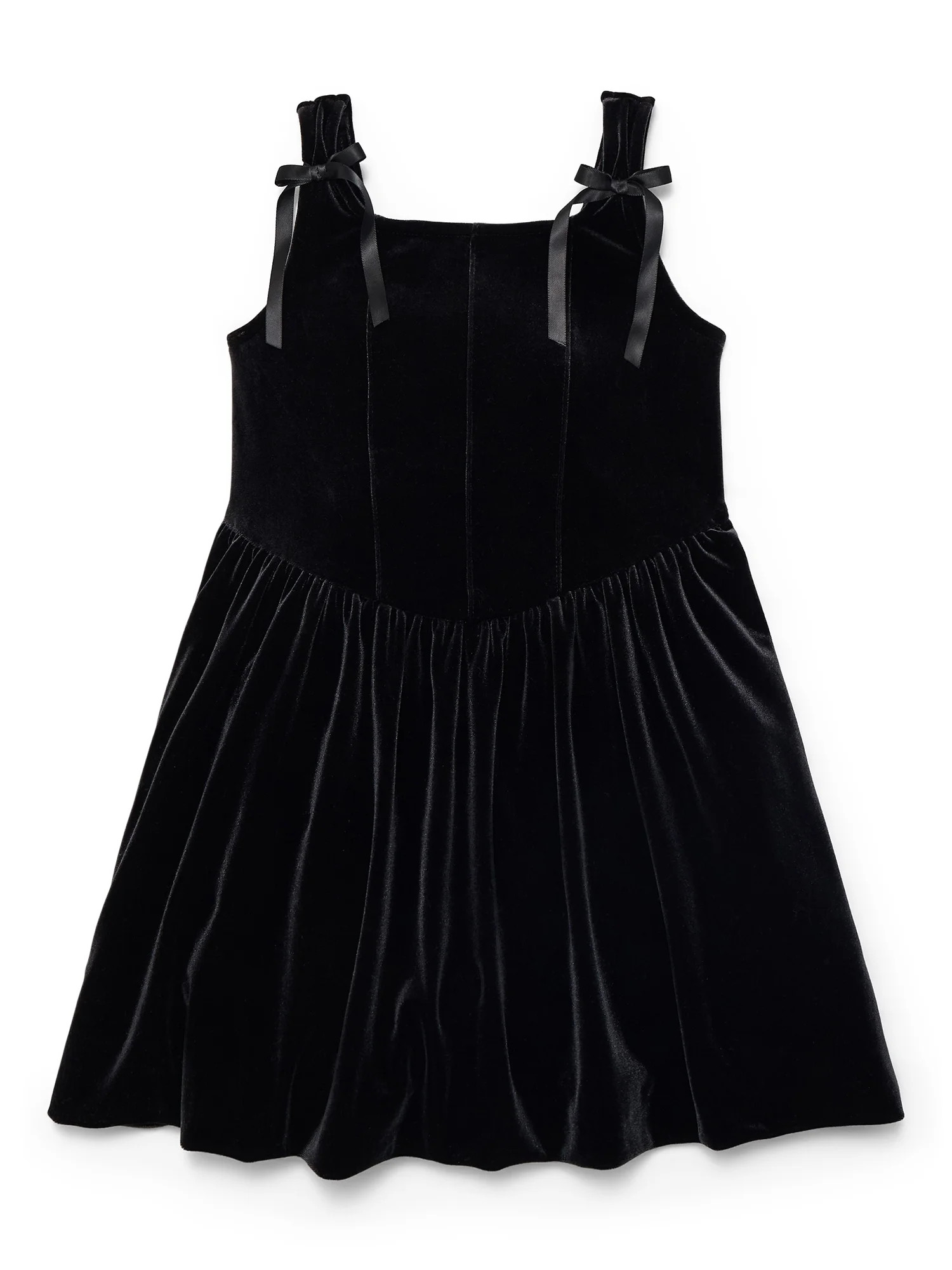 Weekend Academy Girls Sleeveless Velour Corset Dress, Sizes 4-18 | Walmart (US)