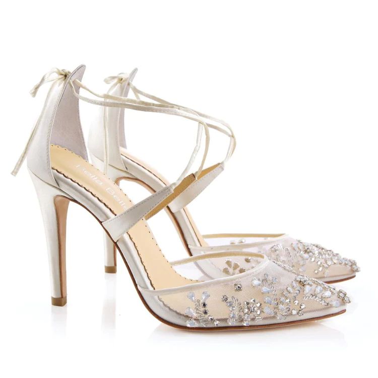 Crystal Embellished Heels for Weddings | Bella Belle Shoes