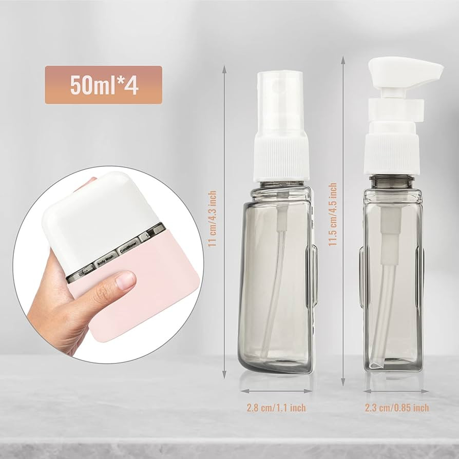 Bpluma Travel Bottles, Leak Proof Containers For Toiletries TSA Approved Airplane Accessories Kit... | Amazon (US)