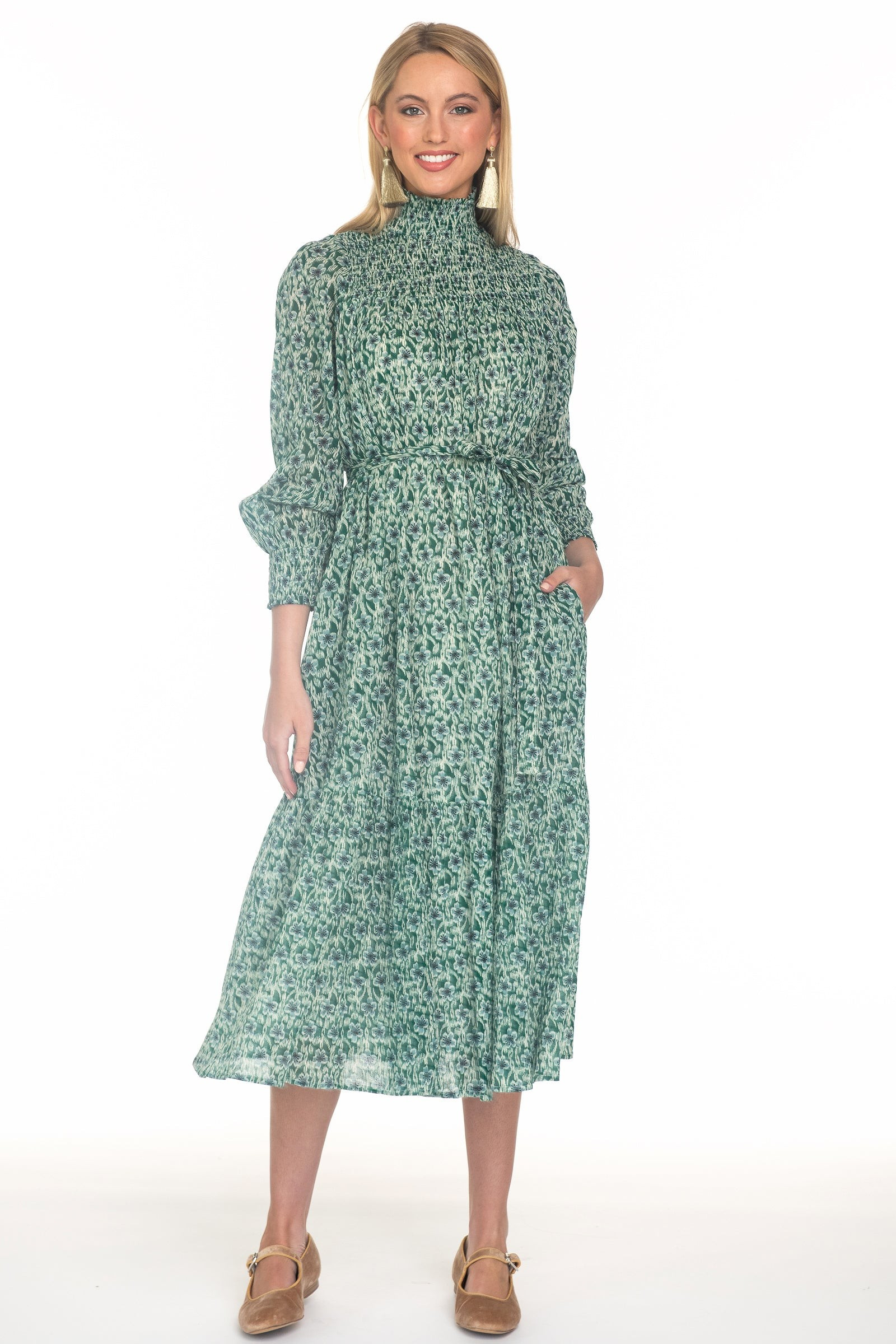 Piper Dress in Scatter Pine | Olivia James The Label