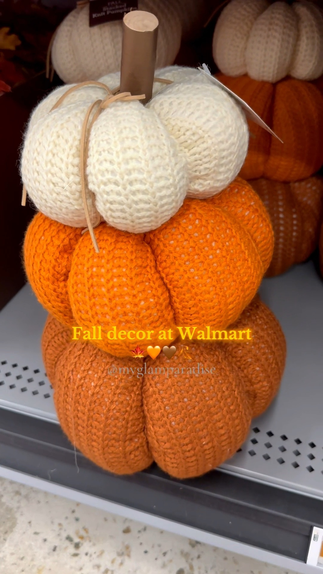 Pumpkins, pumpkins everywhere! 🎃🍁 Fall vibes in full swing at Walmart 🧡Come browse the beautiful autumn decor with me! #walmartfinds #falldecor 

#LTKHalloween #LTKHome #LTKSeasonal