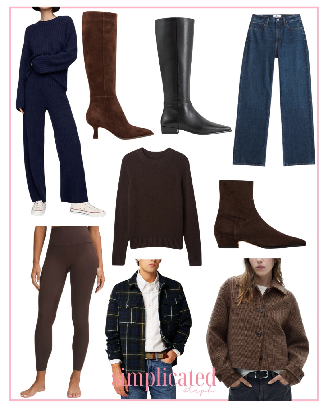 This weeks top sellers 

Fall boots 
Jeans 
Sweaters 
Chocolate brown 
Men’s fall outfit 
Matching set 

#LTKSeasonal #LTKStyleTip #LTKFindsUnder100