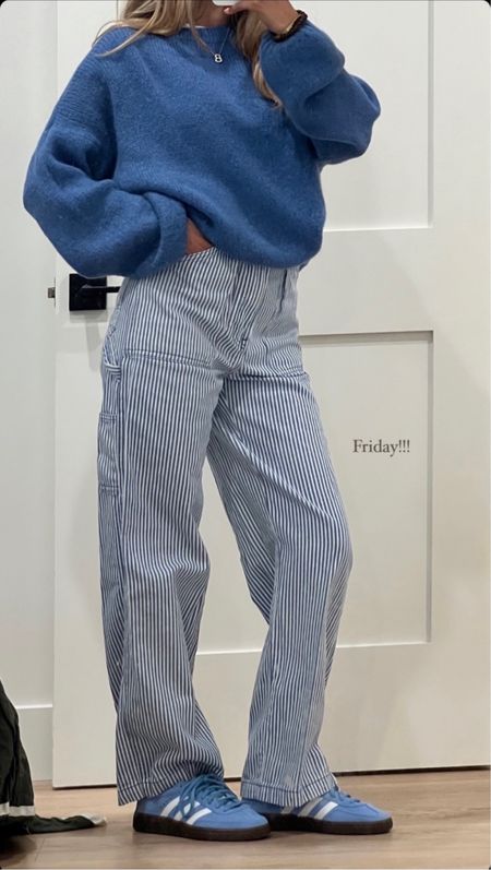 blue today 🌀🐬🦋🫧

my exact outfit is unfortunately sold out, but i linked some similar! 🤍

chunky blue sweater, oversized blue knit sweater, pinstripe pants, pinstripe cargo jeans, high waist pants, blue outfit, blue aesthetic, blue sneakers, baby blue adidas sneakers, casual outfit ideas

#LTKshoecrush #LTKstyletip #LTKfindsunder100