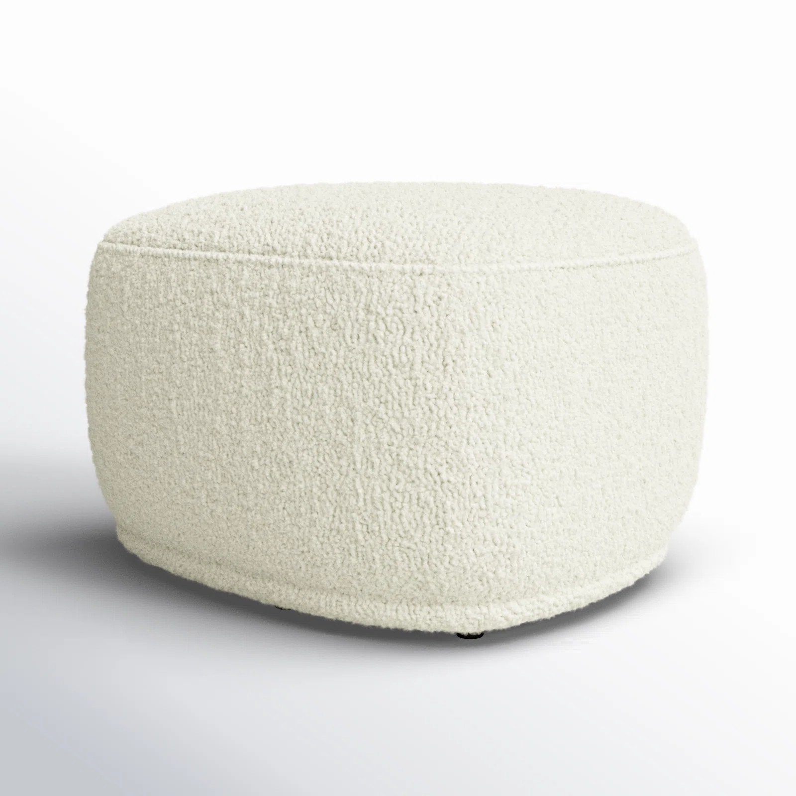 Adna 26.5'' Triangular Upholstered Ottoman | Wayfair North America