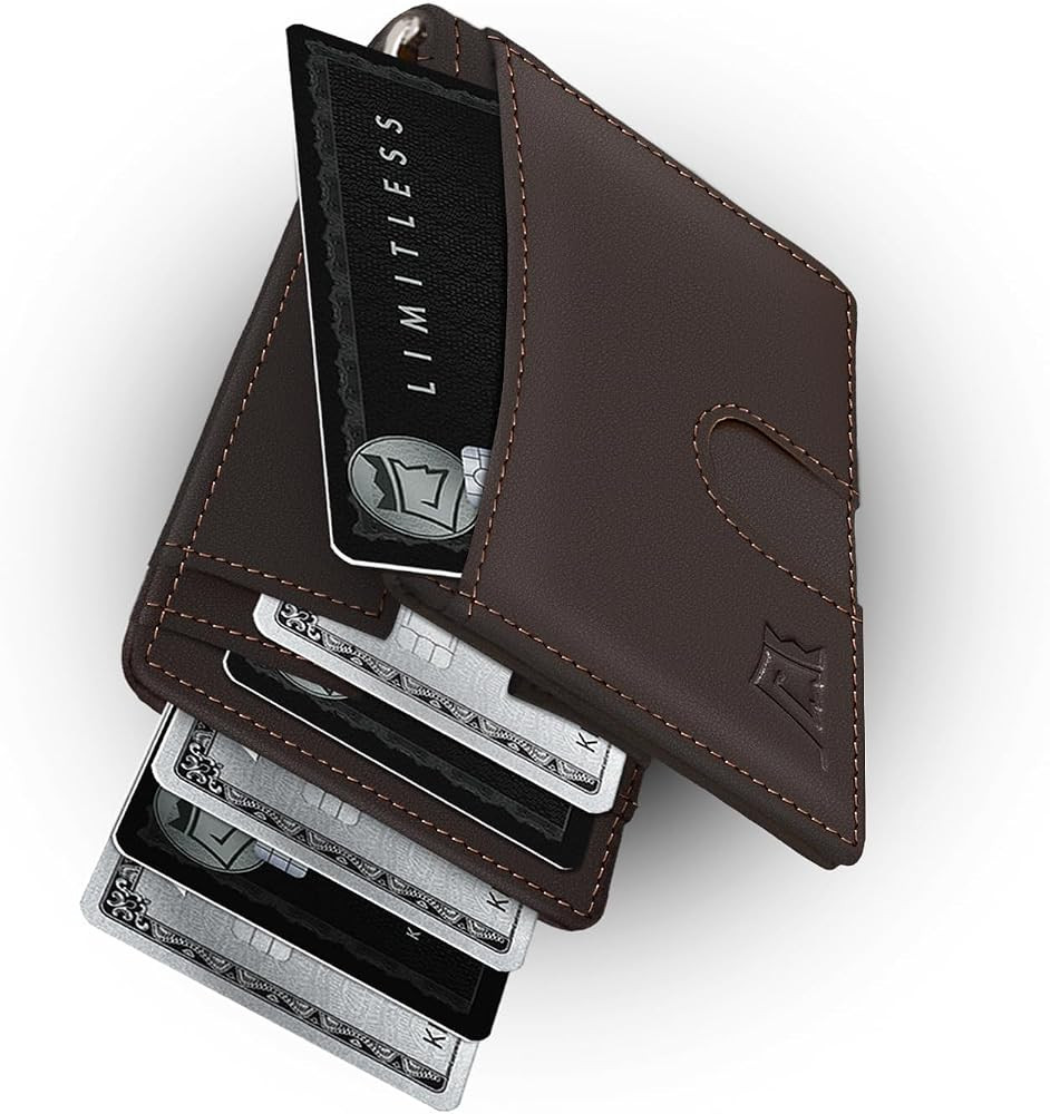 Kings Loot Money Clip Slim Minimalist Wallet for Men – RFID Blocking Leather Design with Money ... | Amazon (US)