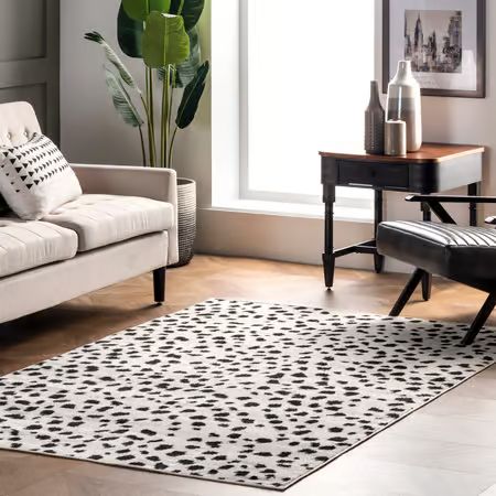 Beige Cheetah Print Area Rug | Rugs USA