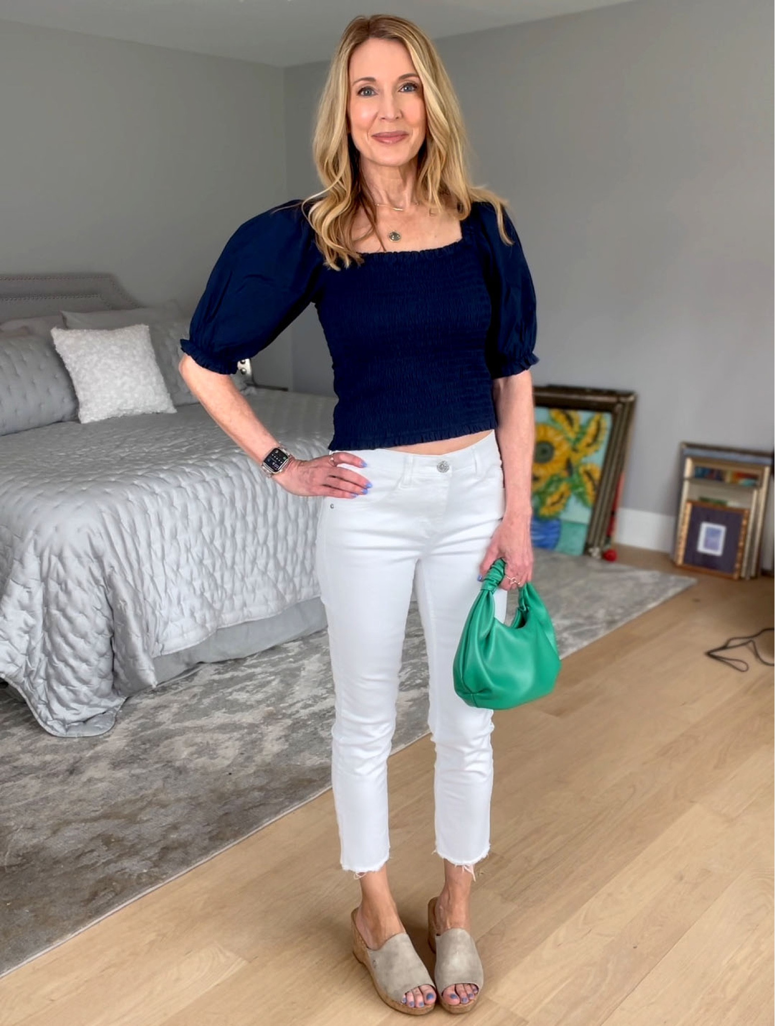 Summer Outfit
Smocked Top
White Jeans


#LTKSeasonal