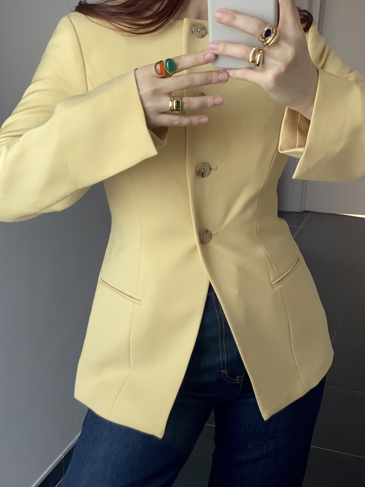 found the perfect spring blazer and it’s in butter yellow 💛💛💛 are you also loving yellow sm lately? #springoutfit #springblazer #butteryellow 

#LTKeurope #LTKSeasonal #LTKstyletip