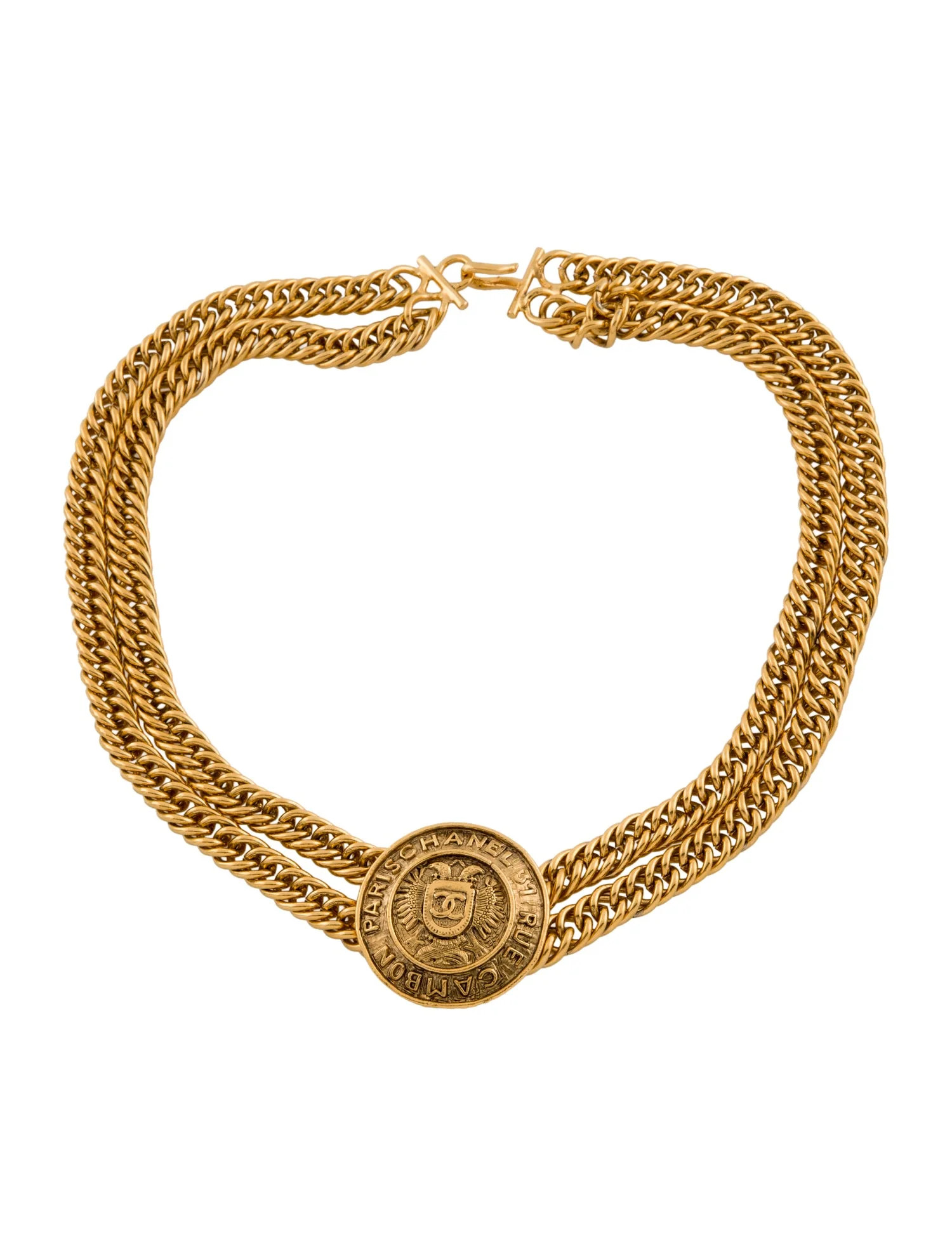 Vintage 31 Rue Cambon Medallion Choker Necklace | The RealReal