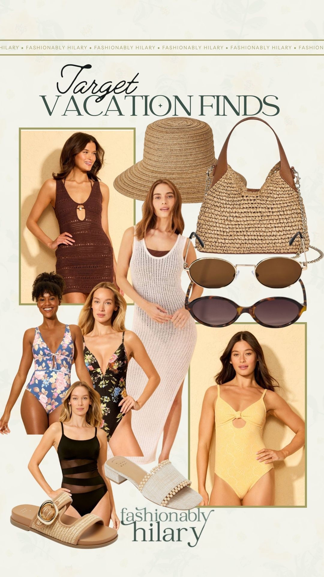 @Target has the cutest swimsuits right now for Spring Break and I love all the coverup options. The prints on the swimsuits are adorable and they are modest without being frumpy! 
Target beach finds, resort wear 

#LTKmomlife #LTKMidsize #LTKSeasonal