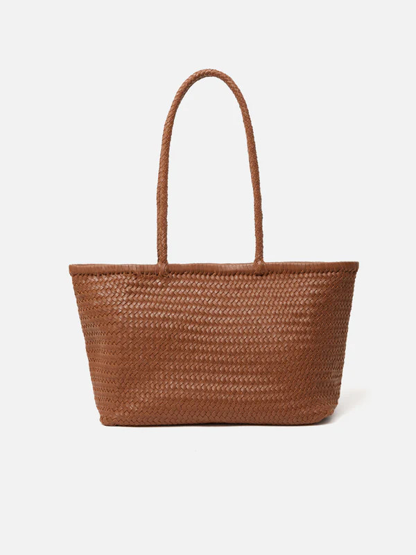 Woven Leather Tote Bag | Jigsaw (UK)