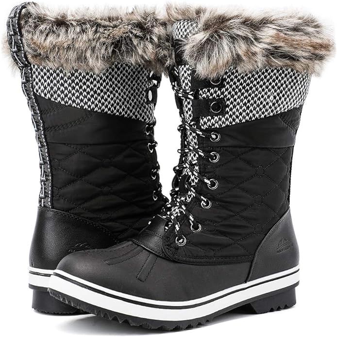 ALEADER Women's Mid-Calf Waterproof Winter Snow Boots | Amazon (US)