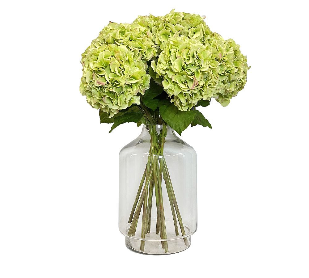 Faux Hydrangea Dozen Stems - Set of 12 | Pottery Barn (US)