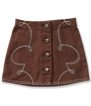 GB Little Girls Western Embroidered Skirt | Dillard's | Dillard's