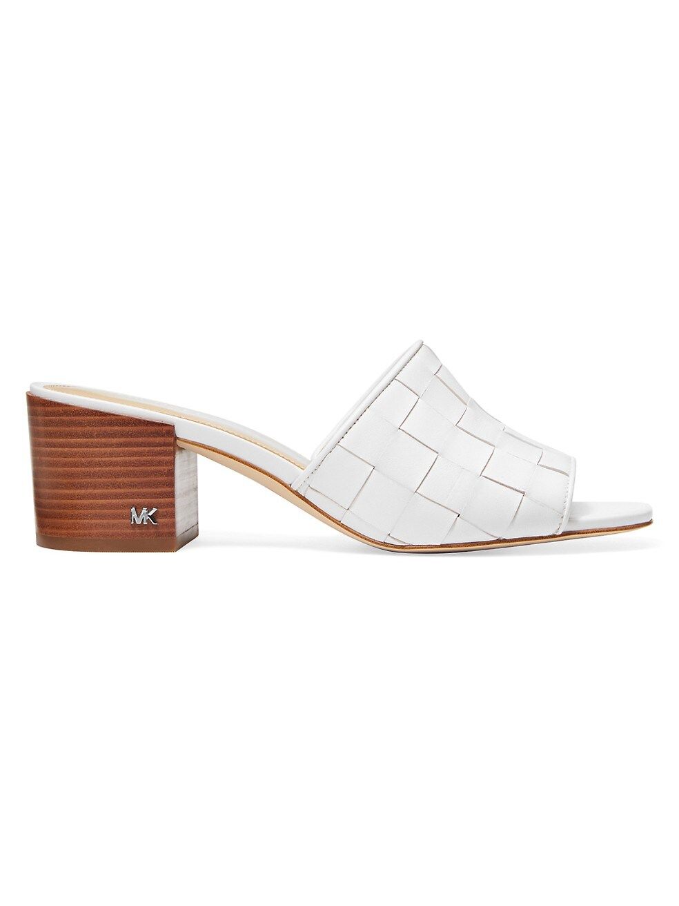 Ingrid 60MM Woven Leather Mules | Saks Fifth Avenue