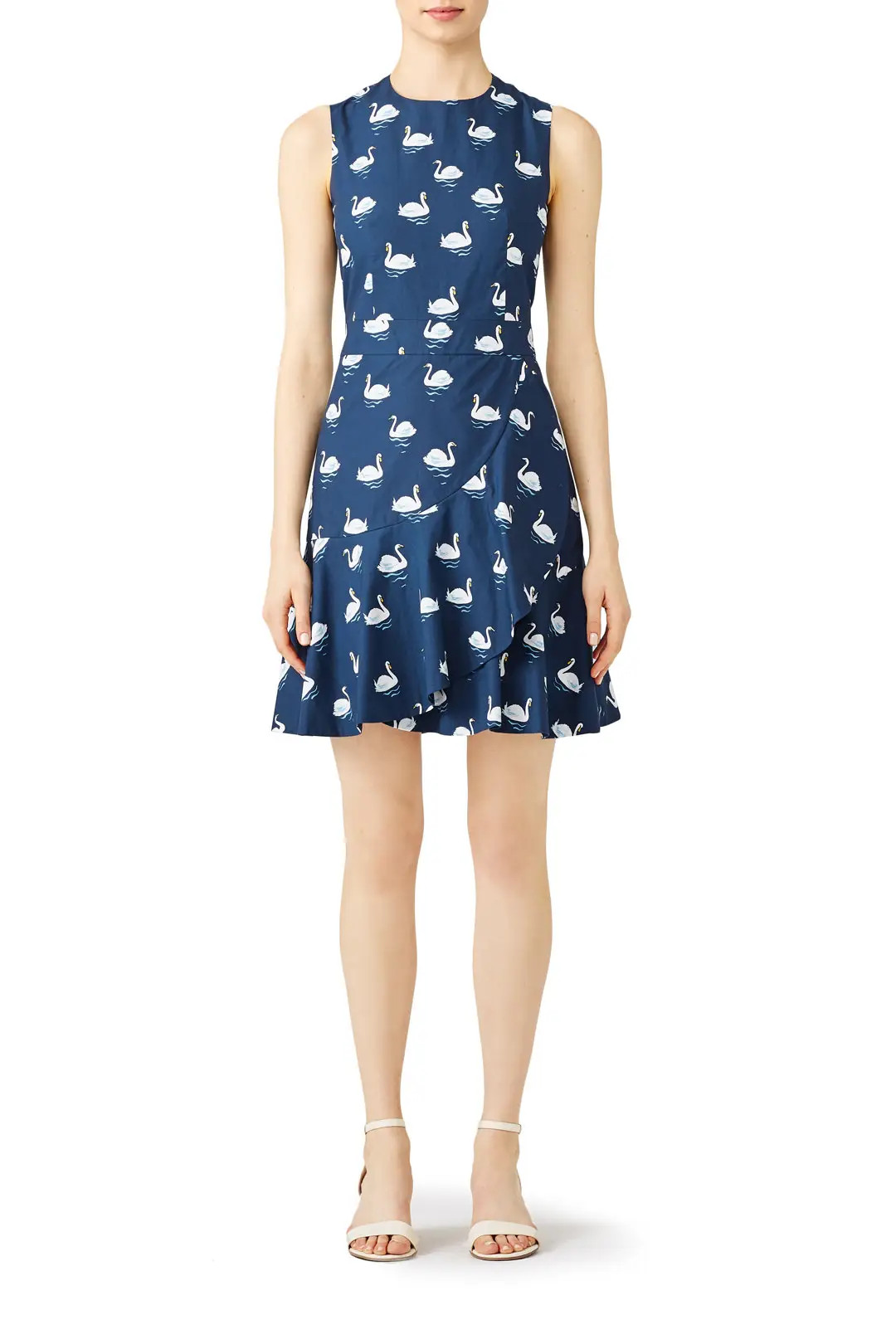 Draper James Blue Swan Dress | Rent The Runway