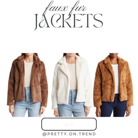 Faux fur jackets 

#LTKSeasonal #LTKsalealert #LTKstyletip