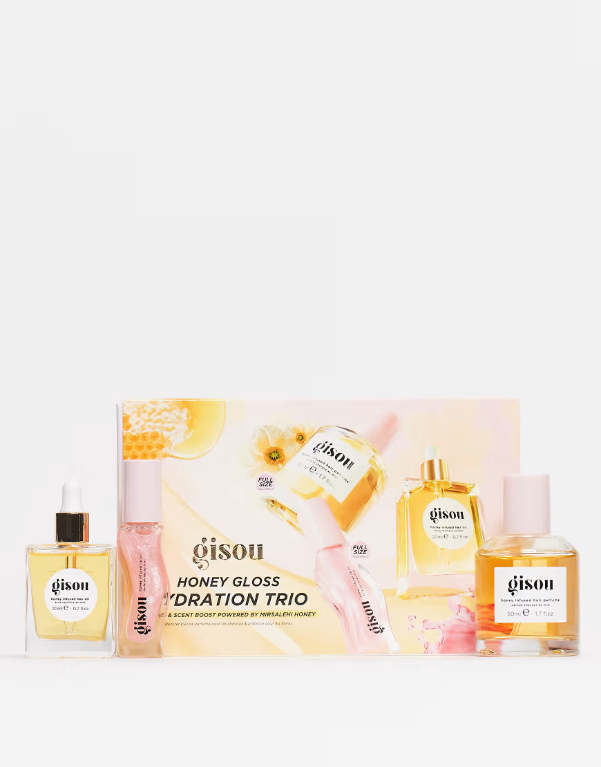 Gisou Honey Gloss Hydration Trio - 29% Saving-No colour | ASOS (Global)