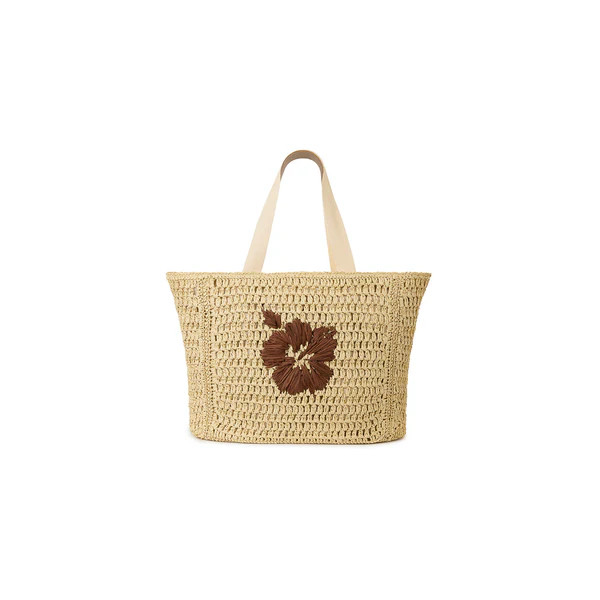 Straw Beach Tote Bag - Coco | Kulani Kinis US