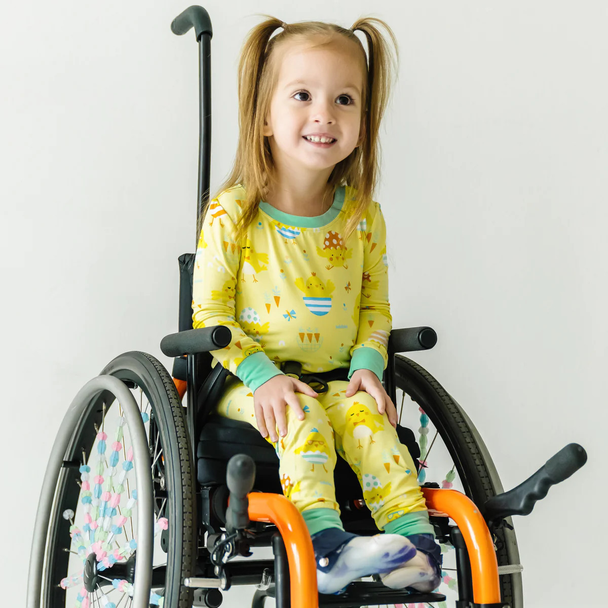 Little Chicks Two-Piece Bamboo Viscose Pajama Set | Little Sleepies