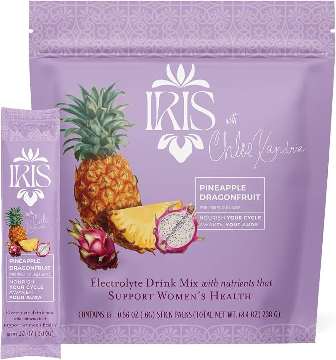 Iris Women’s Hormonal Health Daily Electrolyte Drink Mix | High Fiber, Essential B Vitamins for... | Amazon (US)