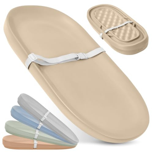 Jool Baby Waterproof Baby Changing Pad - Easy to Clean, Lightweight & Portable - Large Foam Cushion for Comfort (Oatmeal) | Amazon (US)