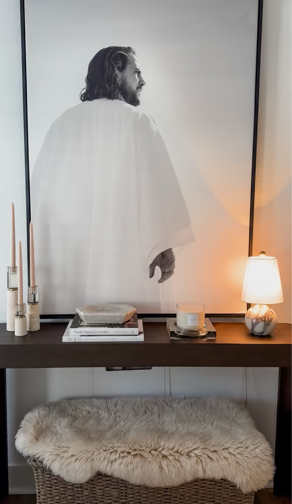 Organic modern console styling for fall🤍

#LTKHome