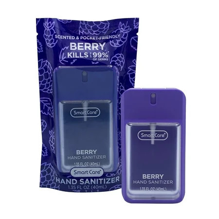 Smart Care Scented Hand Sanitizer Spray Berry 1.35 fl oz | Walmart (US)