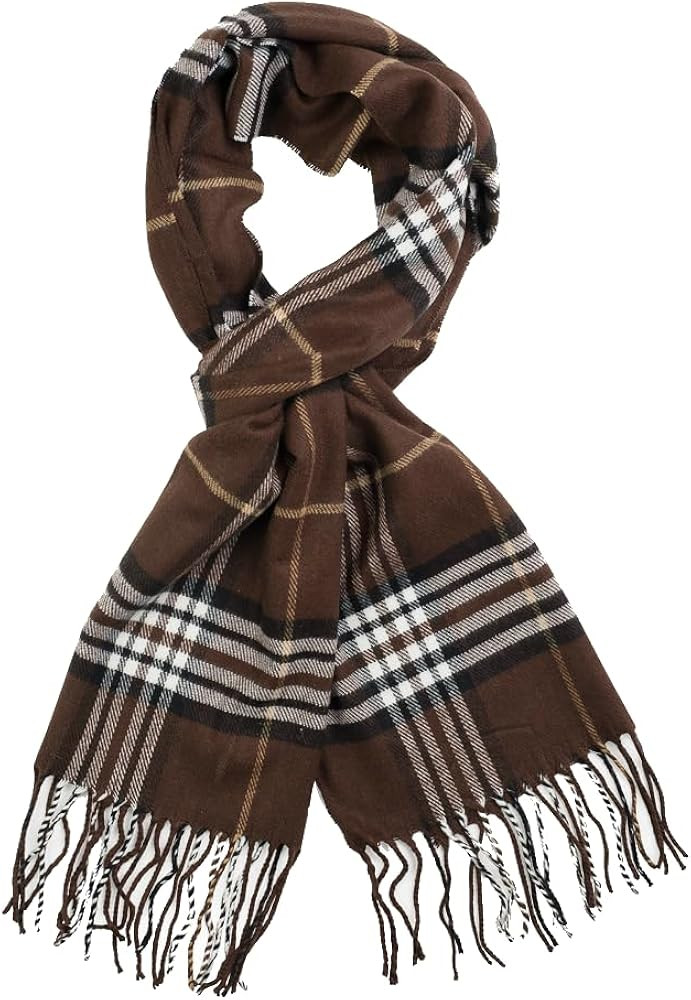 Plum Feathers Super Soft Luxurious Cashmere Feel unisex for Men and Women Winter Scarf | Amazon (US)