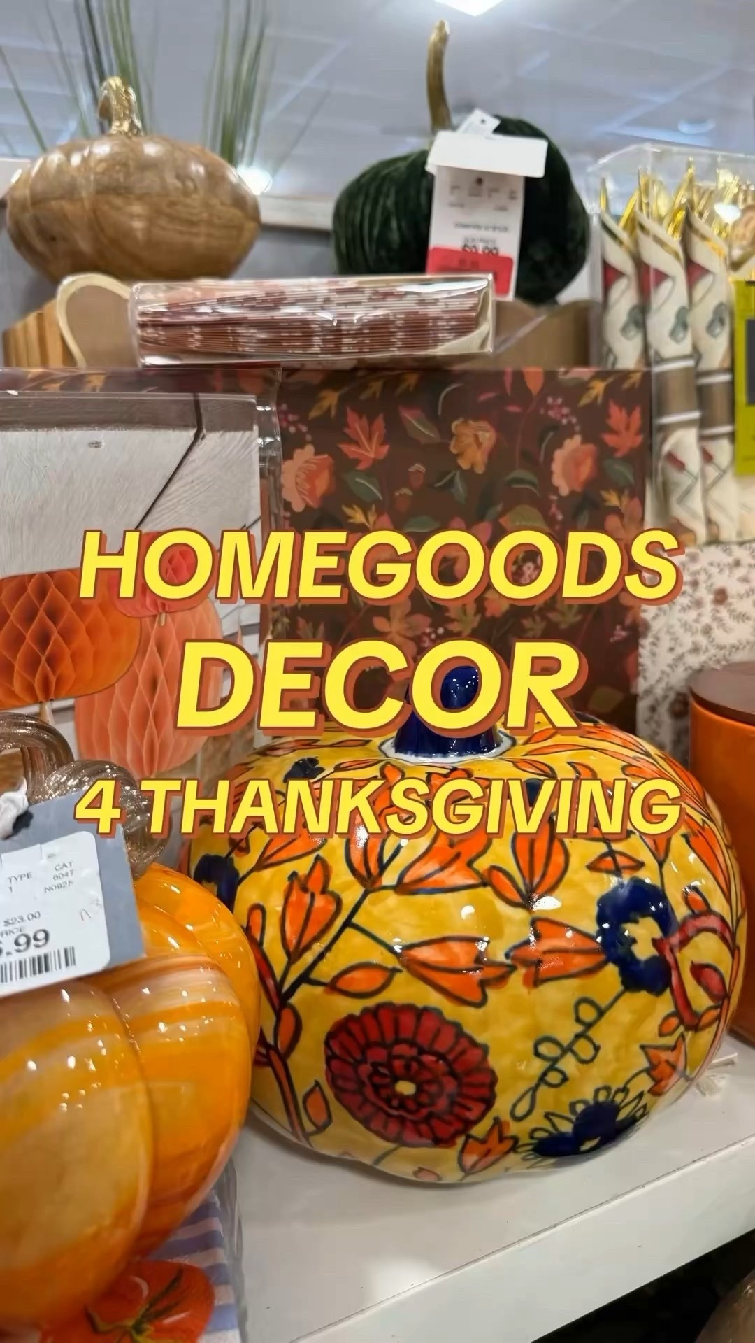 HOMEGOODS DECOR 4 THANKSGIVING !
i think thanksgiving needs to be appreciated more and luckily homegoods does too with thanksgiving decor to really get you in the festive spirit. maybe it's the colors, the designs, and/or maybe even both. these finds will really spruce up your home for thanksgiving day.

#LTKHoliday #LTKSaleAlert #LTKSeasonal
