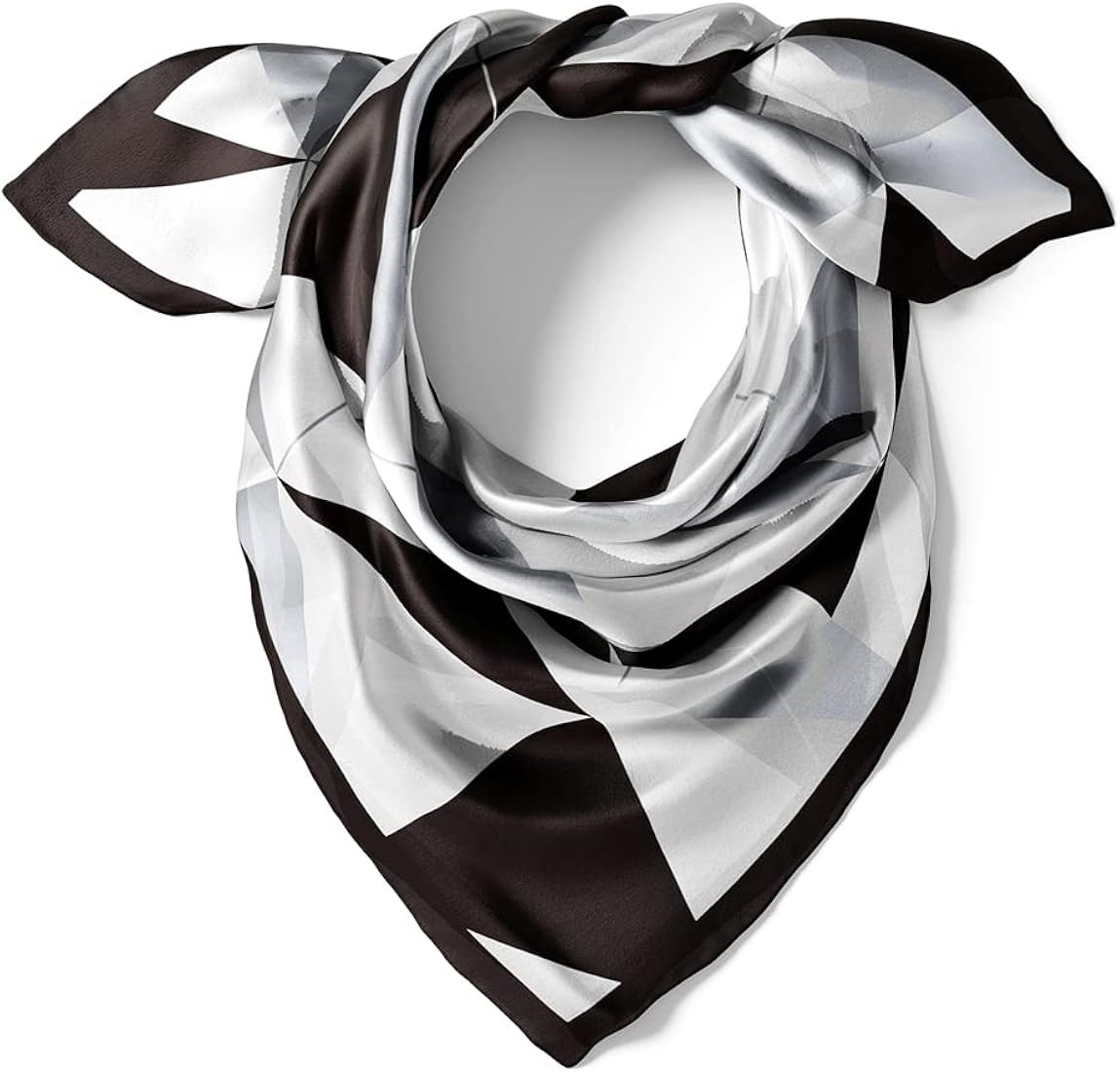 Silk Scarf for Men Women Silk Scarf Square Small Head Scarf Lightweight 21… | Amazon (US)