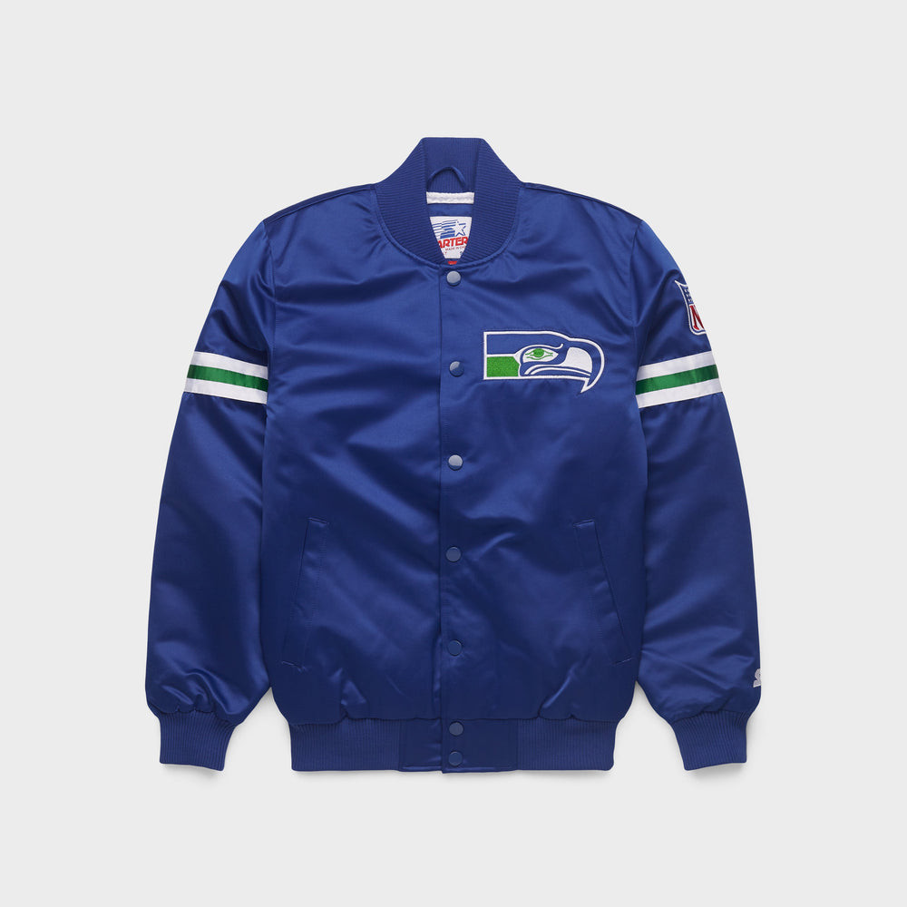 HOMAGE X Starter Seahawks Heavyweight Satin Jacket | Homage