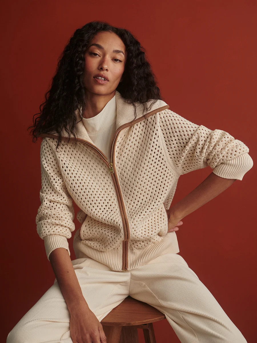 Paula Zip Through Knit Jacket | Women's Knit Jacket | Varley US | Varley US