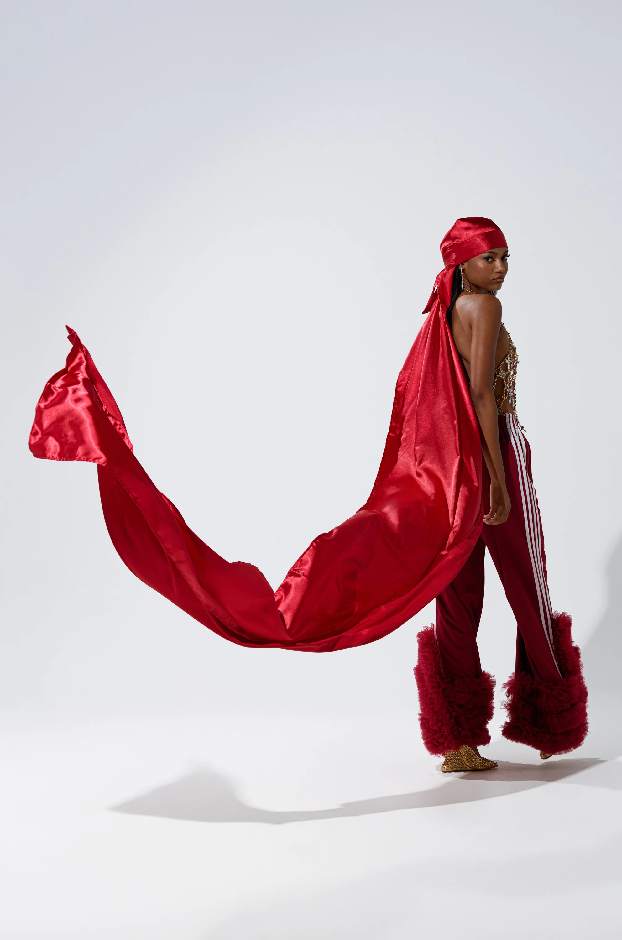 THE MOMENT EXTENDED SATIN DURAG | AKIRA