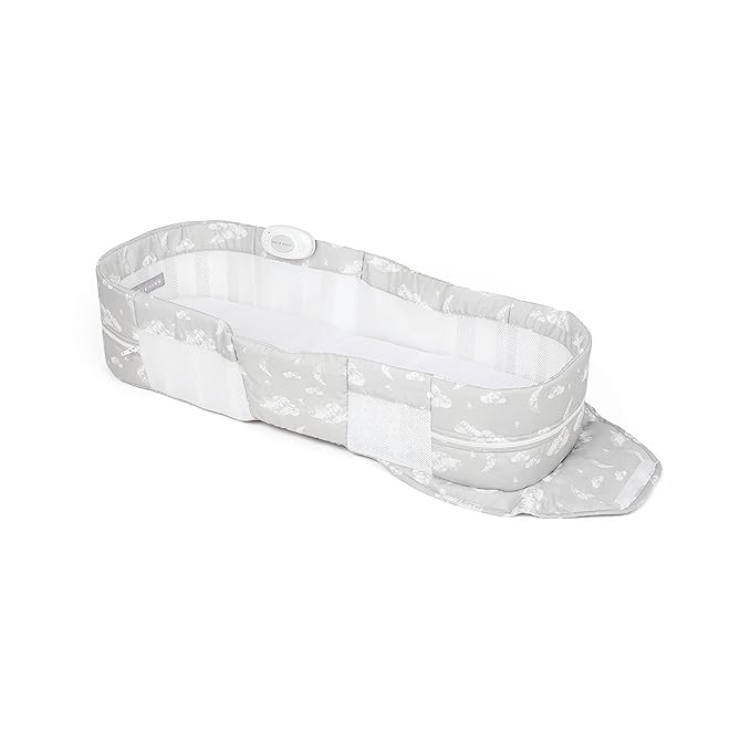 Baby Delight Snuggle Nest Harmony Portable Infant Lounger | Silver Clouds | Unique Patented Desig... | Amazon (US)