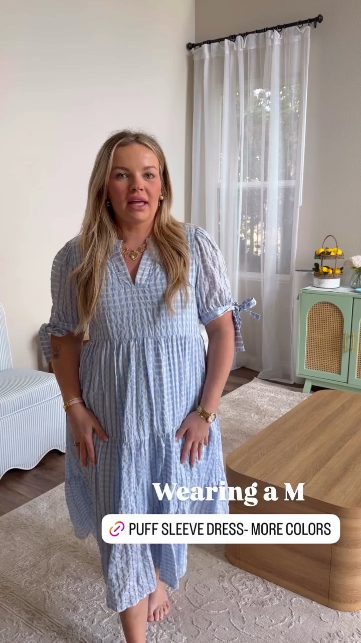 Wearing a M. Love this comfy gingham dress!

#LTKMidsize #LTKSeasonal